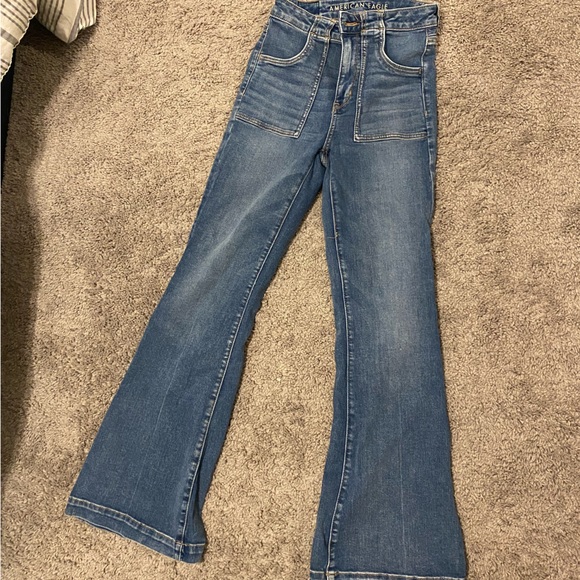 American Eagle Outfitters Denim - AMERICAN EAGLE retro flare jeans